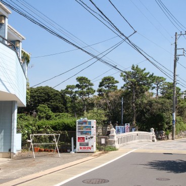 Zushi, quartier résidentiel entre la gare et la plage