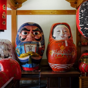 Horin-ji (temple Daruma-dera à Kyoto), différentes poupées Daruma 2