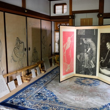 Horin-ji (temple Daruma-dera à Kyoto), représentations de Bodhidharma