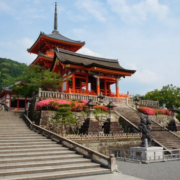 Kiyomizu-dera, Kyoto pendant le Coronavirus en juin 2020