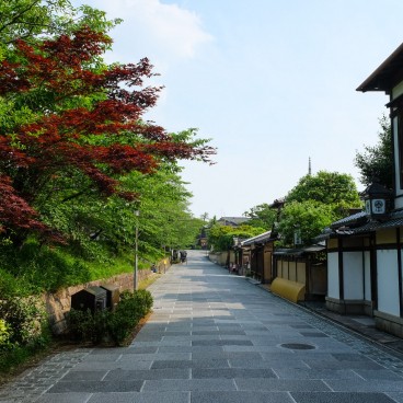 Rue à côté du Kodai-ji, Kyoto pendant le Coronavirus en juin 2020