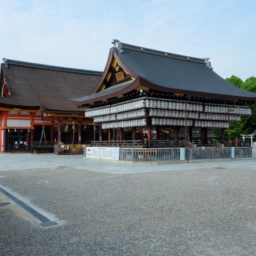 Yasaka-jinja, Kyoto pendant le Coronavirus en juin 2020
