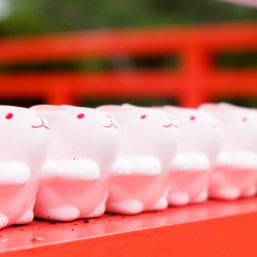 Higashi-Tenno Okazaki-jinja, figurines de lapin Usagi Dorei