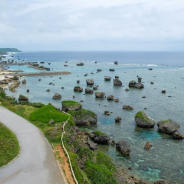 Archipel Miyako (Okinawa), cap Higashi-Hennazaki à Miyakojima