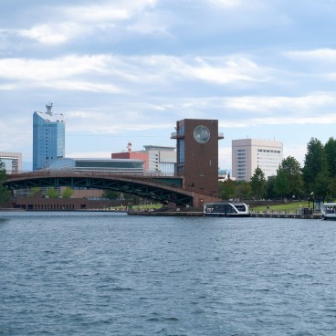 Musée d'Art et de Design de la préfecture de Toyama, vue sur le canal Kansui 2