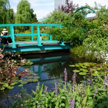 Seibu Ikebukuro Honten, jardin aux nymphéas sur la terrasse du 9e étage 2