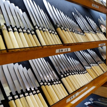 Sennichimae Doguyasuji, couteaux japonais pour la cuisine