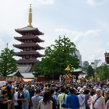 Sanja Matsuri, parade de mikoshi au Senso-ji 6