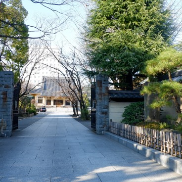 Koto à Tokyo, quartier Kiyosumi-Shirakawa, temple Reigan-ji