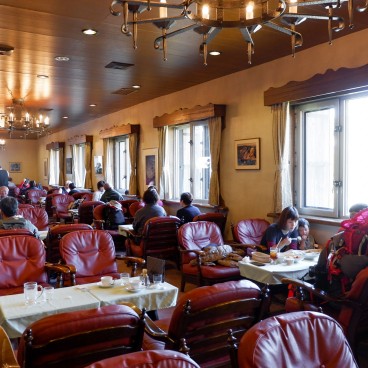 Murodo, café et salon de thé Rindo de l'hôtel Tateyama