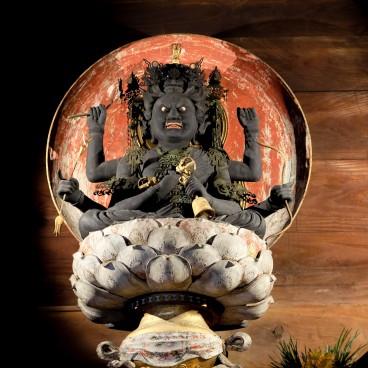 Oka-dera (Asuka), statue de Fudo Myo-o