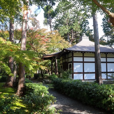 Shinnyo-do (Shinshogokuraku-ji), visite extérieure des pavillons du temple