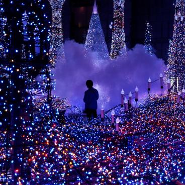 Caretta Shiodome (Tokyo), illuminations du centre commercial pour Noel 5