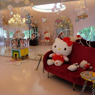 Hello Kitty Smile (Awaji), salon privé de l'exposition digitale Otohime Dragon Palace