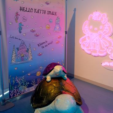 Hello Kitty Smile (Awaji), exposition digitale Otohime Dragon Palace 2