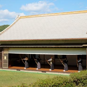 Kibitsu-jinja, centre de tir à l'arc