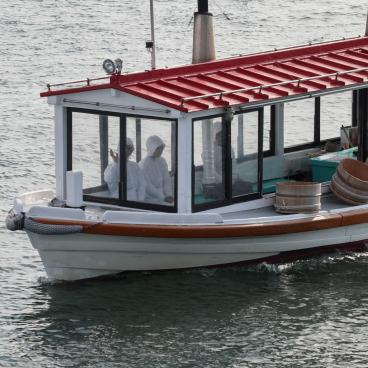 Ile des perles de Mikimoto, démonstration des plongeuses Ama 2