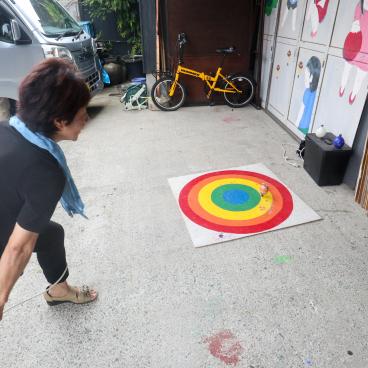 Démonstration de lancer de toupie de Sasebo