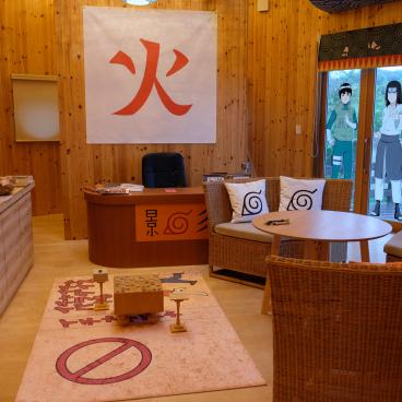 Hôtel Grand Chariot (Awaji), chambre Naruto Hokage Villa, espace salon