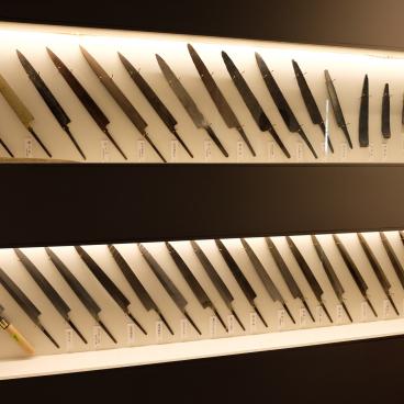 Musée du couteau Sakai-Tohji, ancienne exposition de lames japonaises