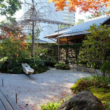Musée des outils de charpentier de Takenaka, jardin japonais du bâtiment