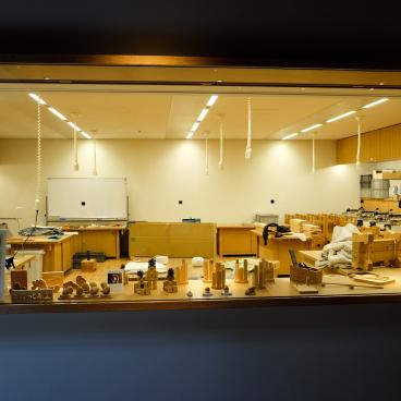 Musée des outils de charpentier de Takenaka, atelier pratique