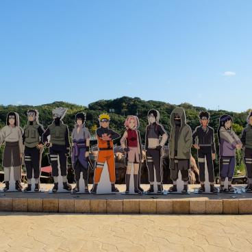 Nijigen no Mori, Naruto & Boruto Shinobi-Zato, représentation des héros du manga