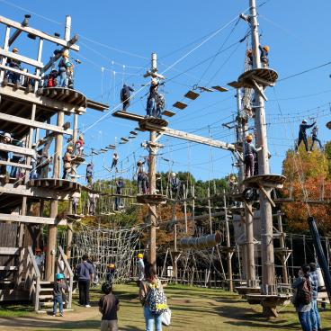 Nijigen no Mori, Crayon Shin-chan Adventure Park, accrobranche