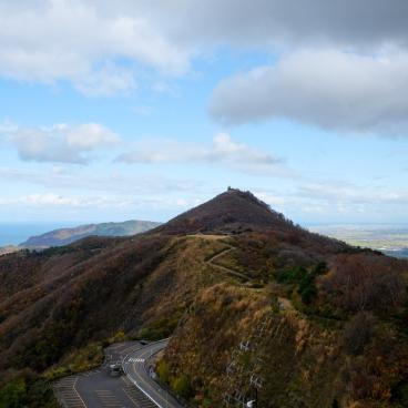 Yahiko-jinja, panorama automnal depuis le Mont Yahiko