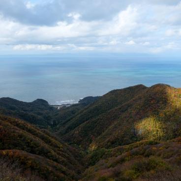 Yahiko-jinja, panorama automnal depuis le Mont Yahiko 2
