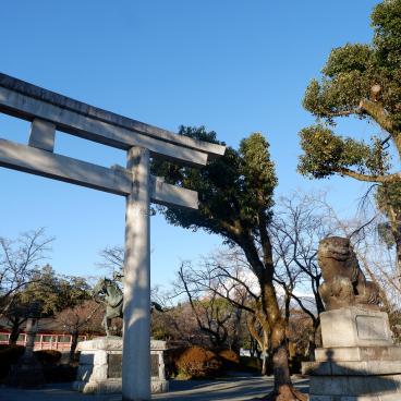Fujisan Hongu Sengen Taisha, portique d'entrée torii secondaire du sanctuaire