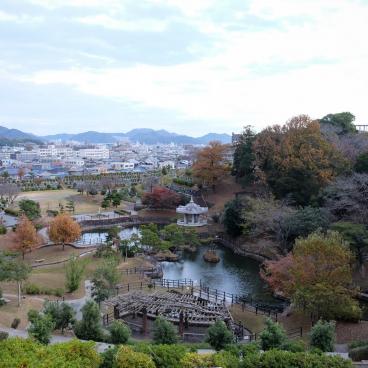 Himeji, cimetière de Nagoyama, panorama sur la ville 2