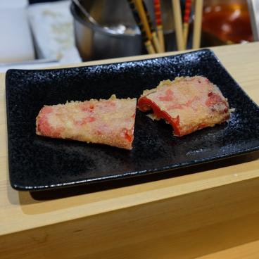 Tempura Tobari, tempura de poivron rouge