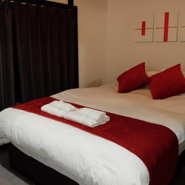 Maison Shiki Asuka (Kyoto), chambre avec lit double à l'occidentale