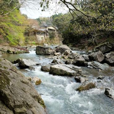 Parc Settsukyo (Osaka), gorges de la rivière Akuta