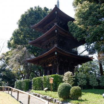 Chinzan-so Teien (Tokyo), pagode à 3 étages