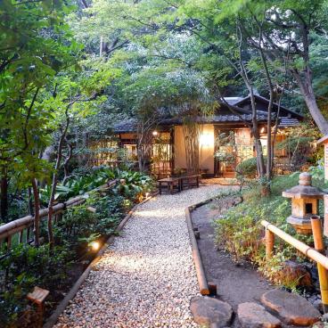 Chinzan-so Teien (Tokyo), restaurant de soba Mucha-an (fermé)