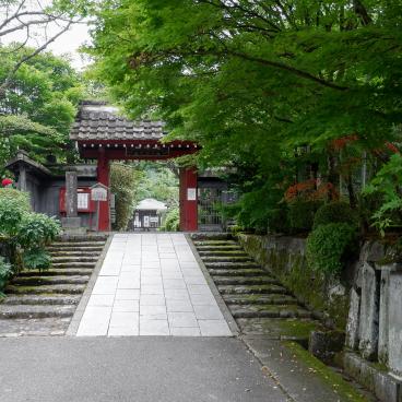 Abysse de Kanmangafuchi (Nikko), entrée du temple Joko-ji
