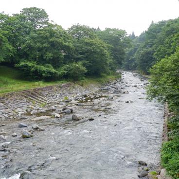 Abysse de Kanmangafuchi (Nikko), cours de la rivière Daiya