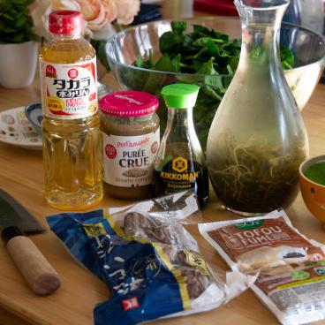 Atelier "les piliers de la cuisine japonaise", ingrédients
