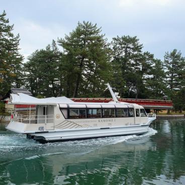 Amanohashidate, bateau pour la traversée
