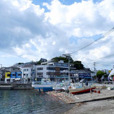 Miura, bateaux de pêche au port de Misaki