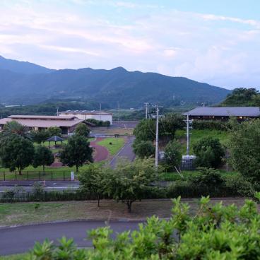 Resort Kumano Club, vue sur l'enceinte du complexe hôtelier
