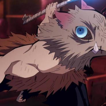 Demon Slayer Train Infini Inosuke