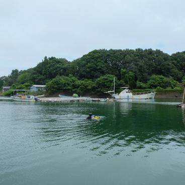Ama de la préfecture de Mie, tour en bateau avec une plongeuse et son activité de pêche au large du port de Wagu (Shima) 5