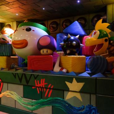 Super Nintendo World (USJ, Osaka), à l'intérieur du château de Bowser Jr