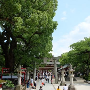 Dazaifu Tenman-gu, allée principale du sanctuaire