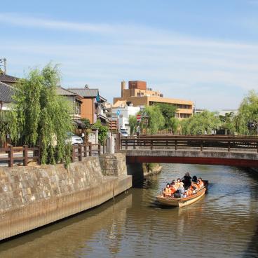 Sawara (Katori, Chiba), tour en barque sur la rivière Ono-gawa