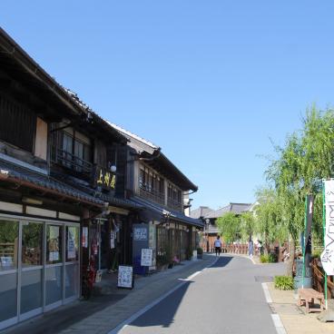 Sawara (Katori, Chiba), rue du quartier préservé au bord du canal