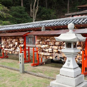 Wakaura Tenmangu (Wakayama), plaquettes votives ema au sanctuaire